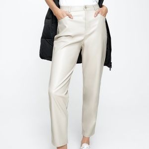 ZARA Faux Leather Pants